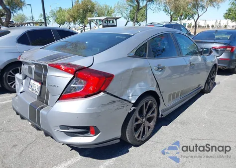 2021 Honda Civic Sport from USA, damaged, VIN 2HGFC2F80MH537495